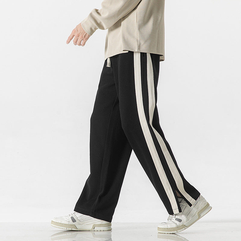 Casual Pants Men's Thin Striped Trousers for men