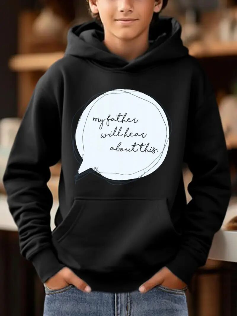 Men's Printed Hooded Sweatshirt