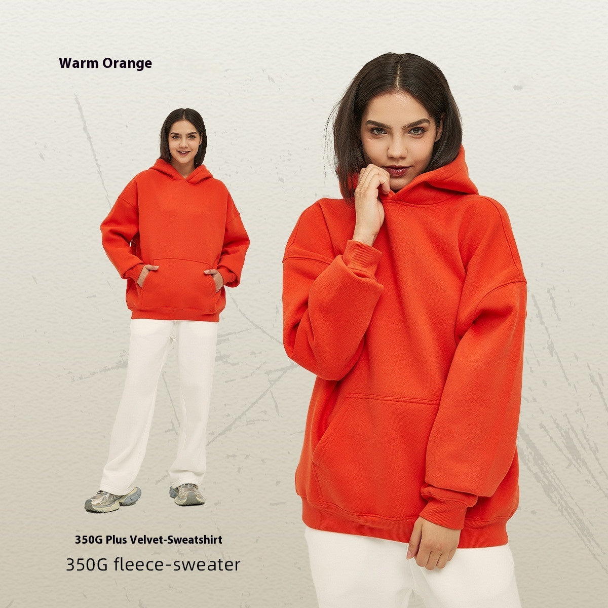 Oversize Thick Hooded Fashion Men and women Sweater