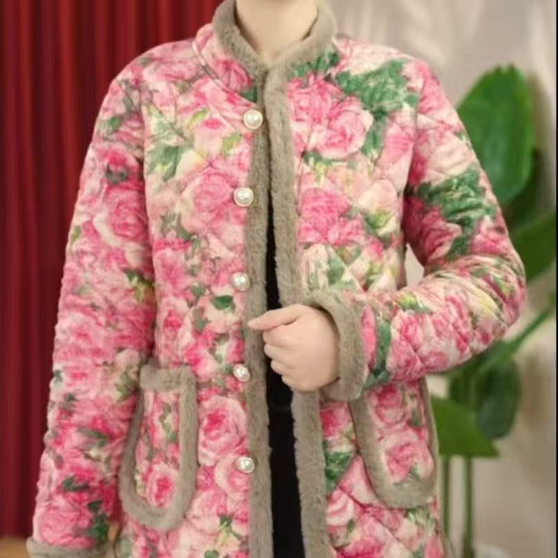 Women's Fleece-lined Warm Coat Stylish Style