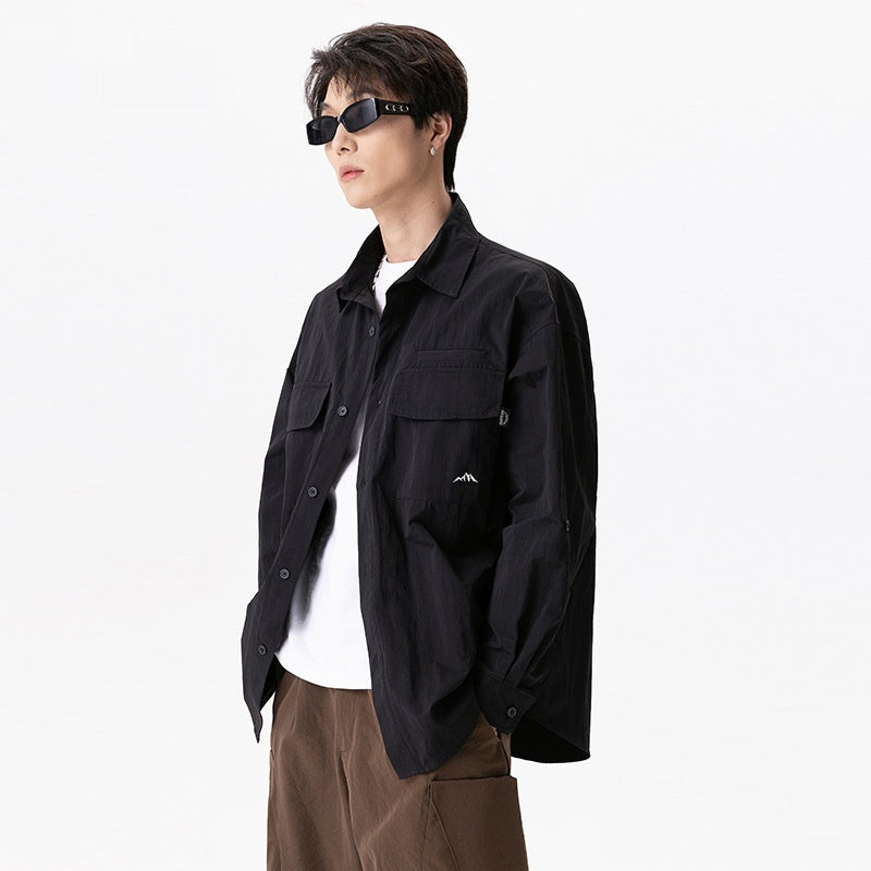 Men's Shirt Jacket Retro Fashion