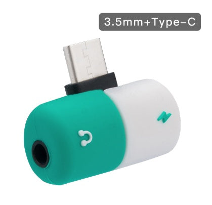 2 In 1 Charging Audio for Huawei P30 P20 Pro Mate 10 20 Lite Honor 20 10 9 8x P Smart Y9, support voice call, type C interface, charging and enjoy music