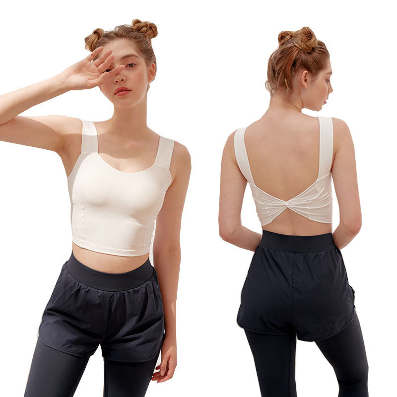 Beauty Back Quick-drying Spaghetti Straps Exercise Vest