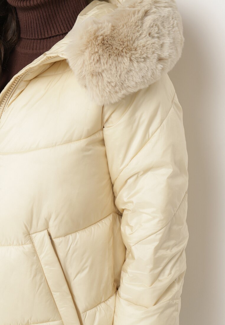 women mid length hooded jacket