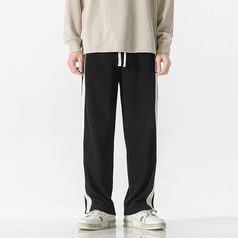 Casual Pants Men's Thin Striped Trousers for men