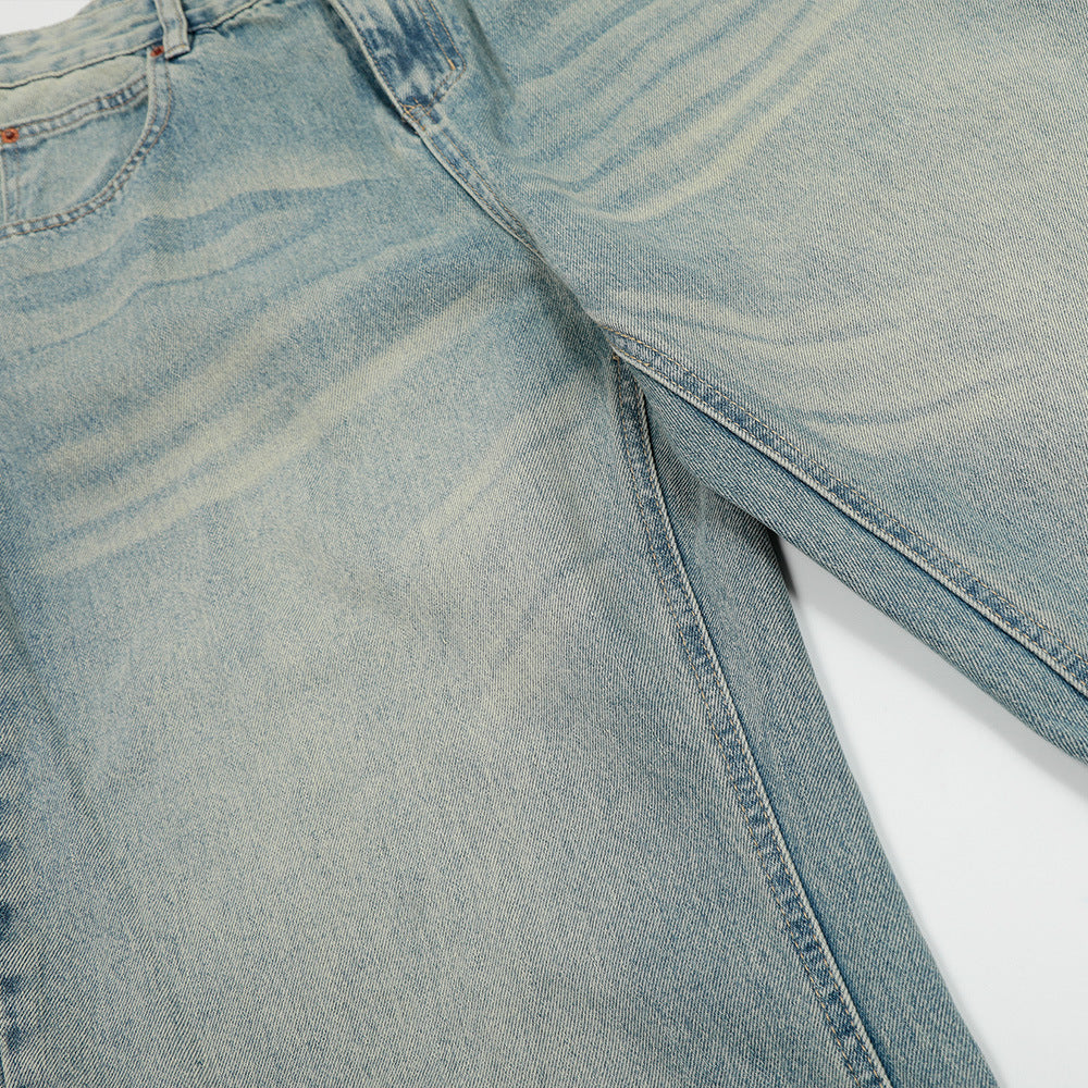 Ins Loose Wash Simple All-Matching Wide Leg Trousers for men