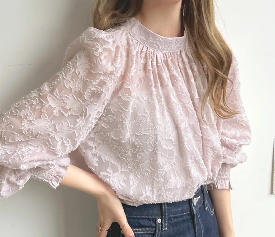 Lace Top Sun Protection Shirt