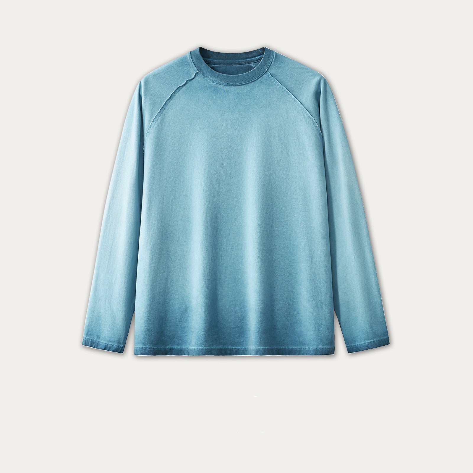 Long Sleeve Men's Europe And America Cross Border Solid Color Clothes Distressed