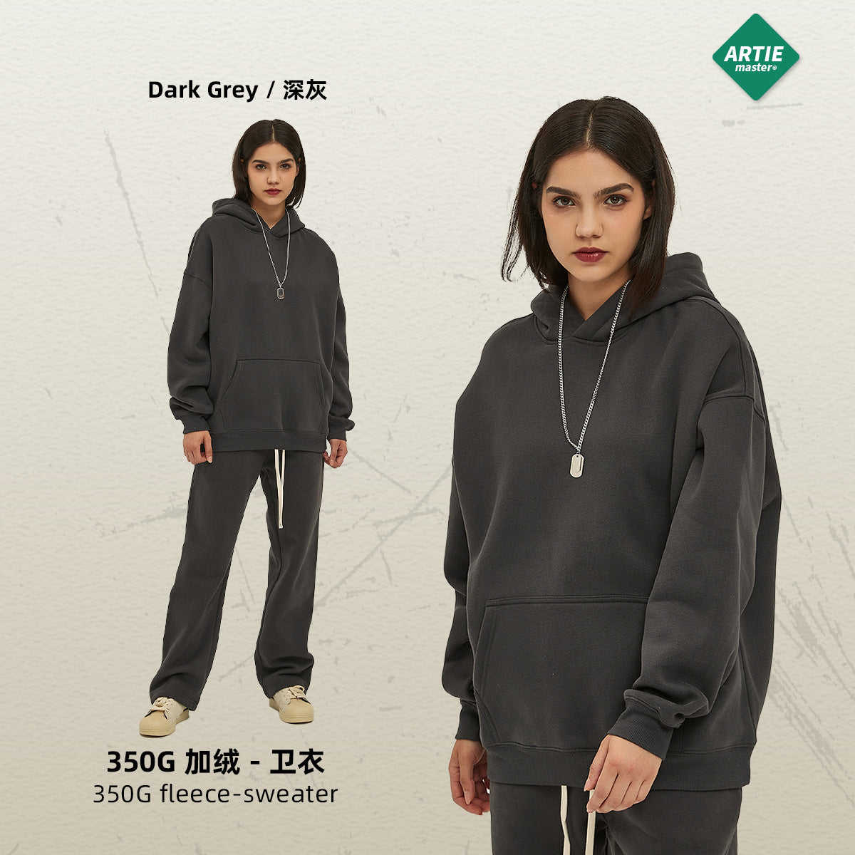 Oversize Thick Hooded Fashion Men and women Sweater