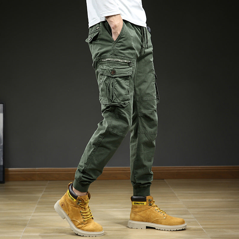 Men's Summer Japanese Overalls Loose High Sense