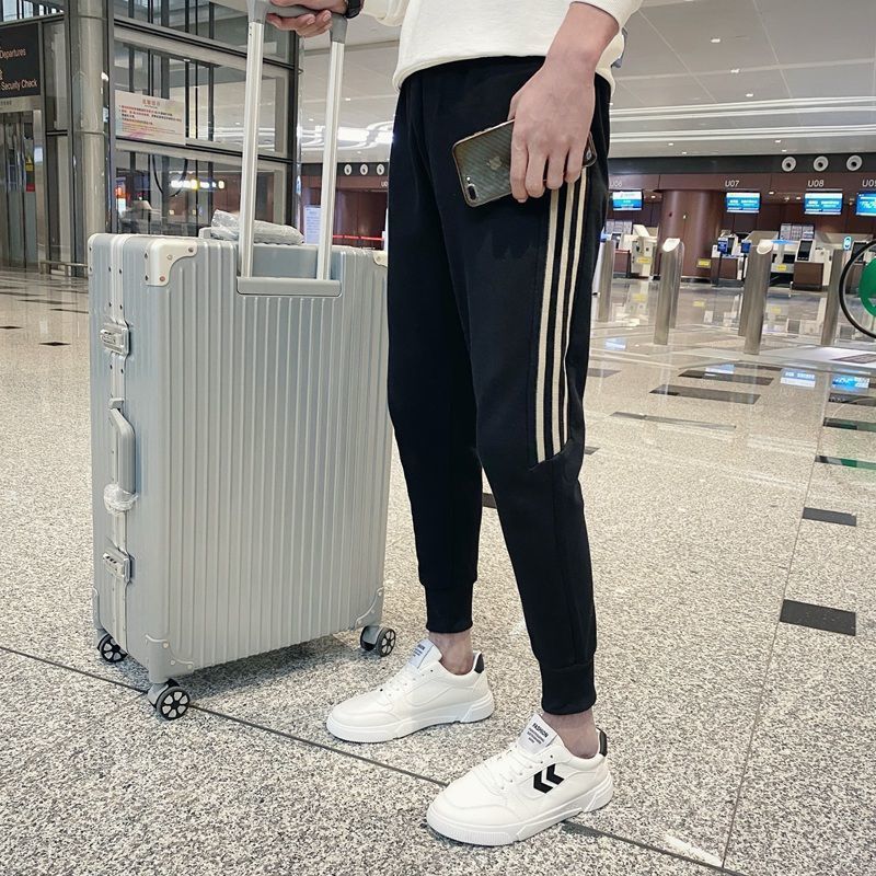 Fashion Men's Color Matching Ankle Banded Pants