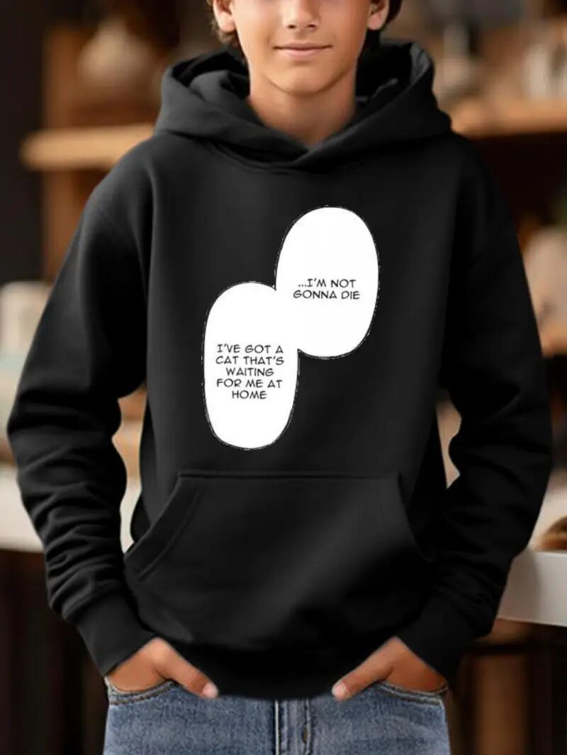 Men's Printed Hooded Sweatshirt