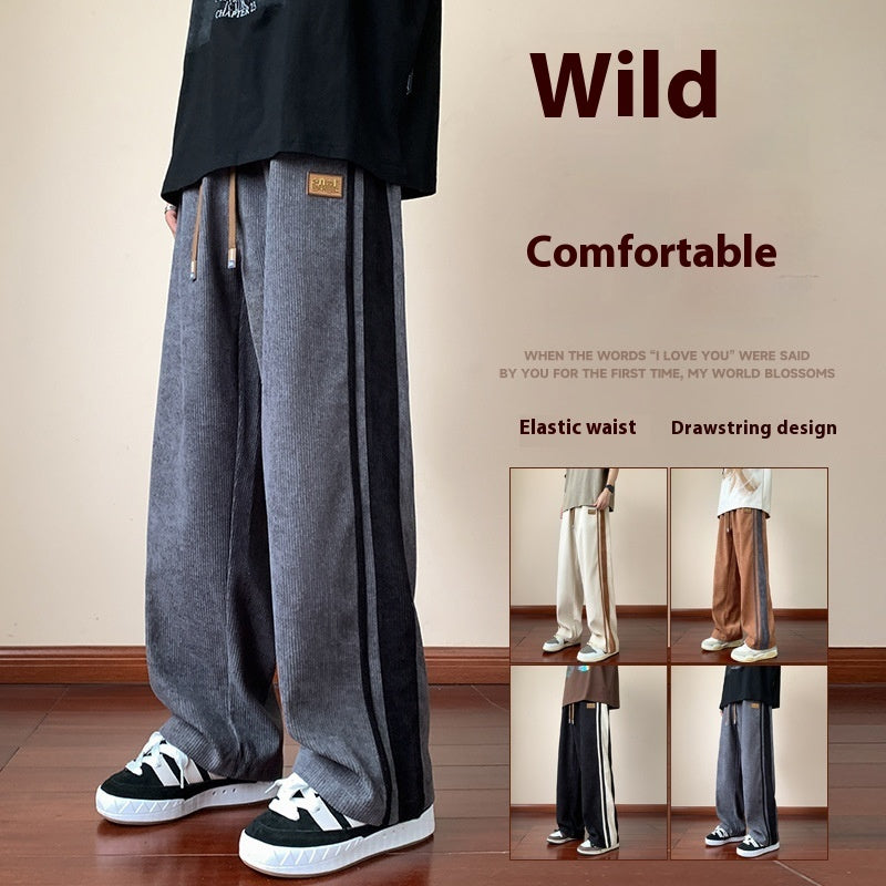 Loose Leisure Corduroy Fashion Men's Trousers
