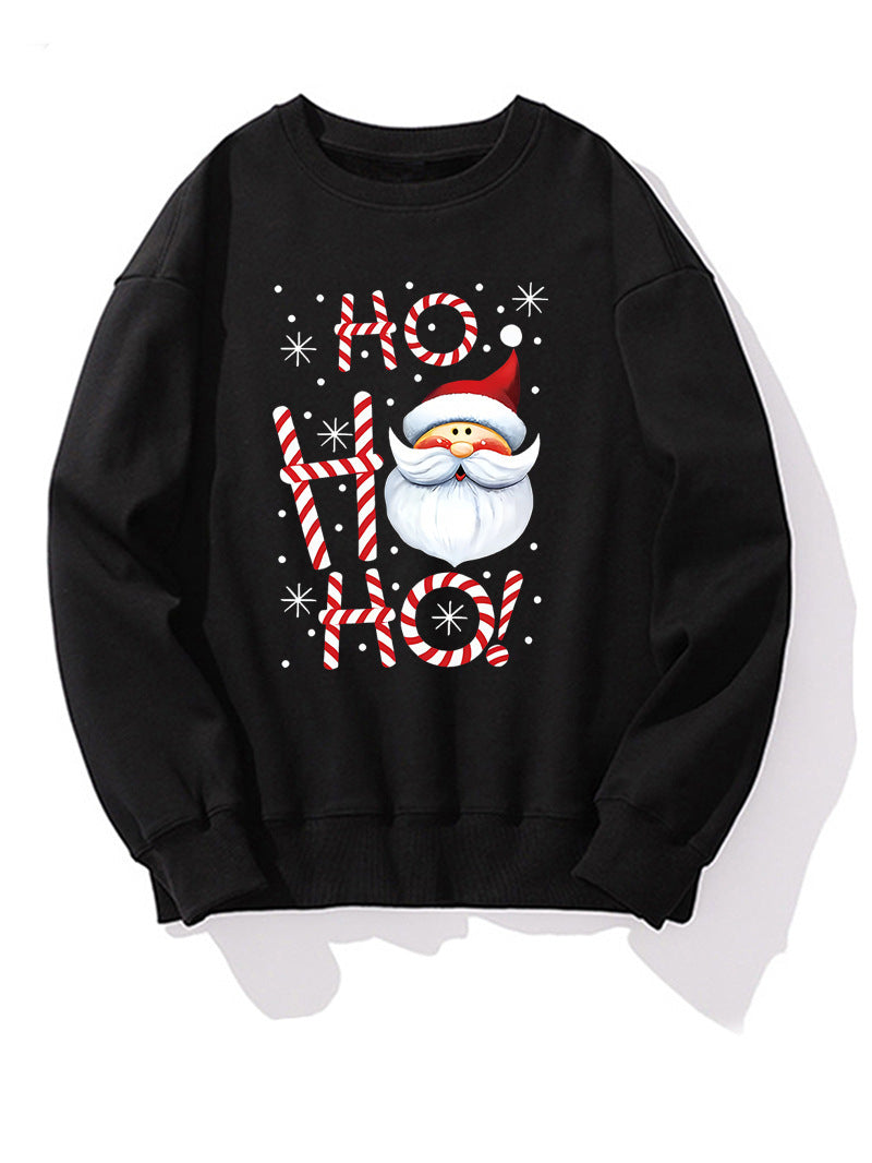 Men's Printed Long-sleeve Christmas Casual Top