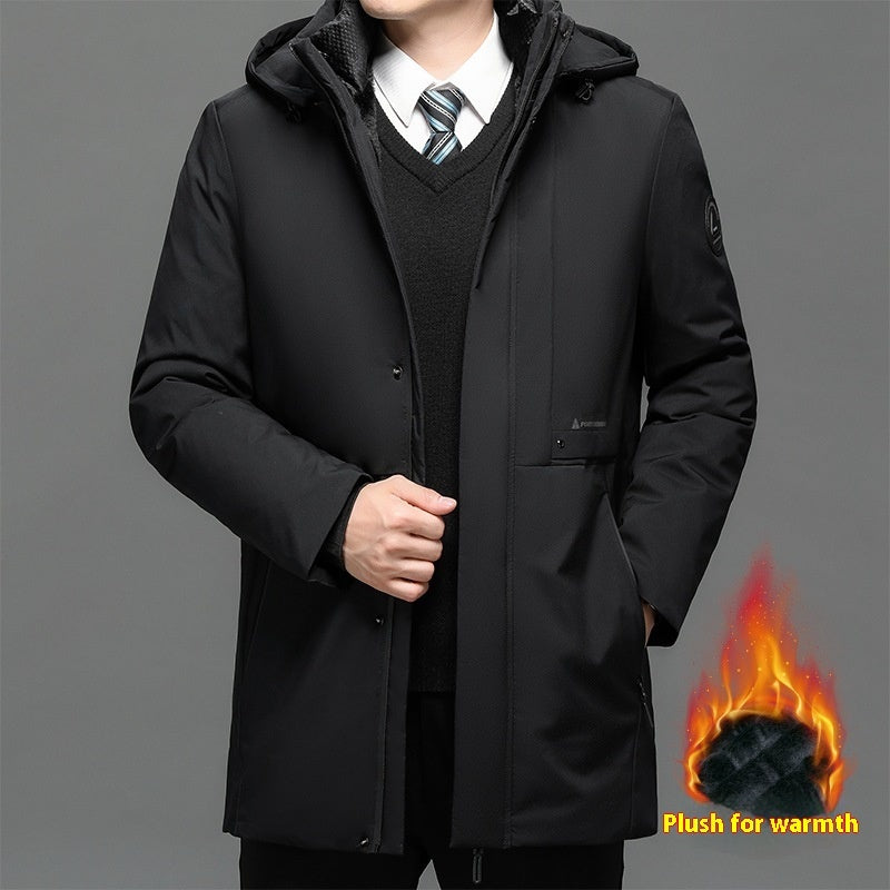 Men's Jacket Coat Thickened Plus Size Polyester Fiber Clothes