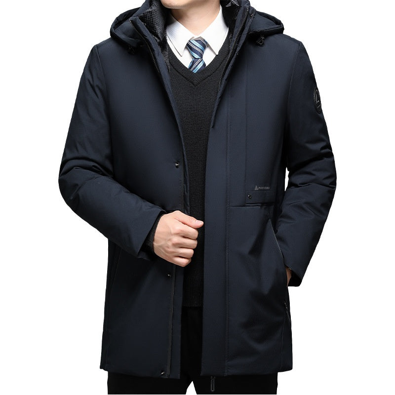 Men's Jacket Coat Thickened Plus Size Polyester Fiber Clothes