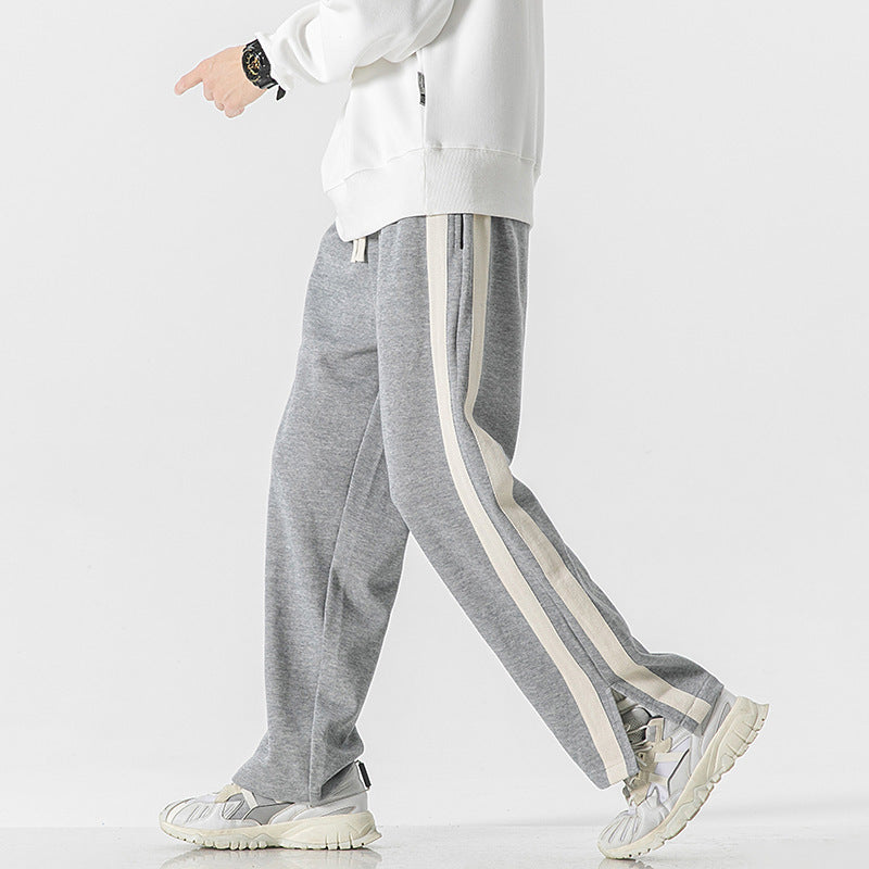 Casual Pants Men's Thin Striped Trousers for men