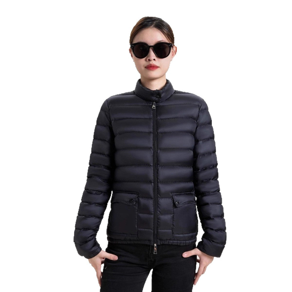 Autumn And Winter New Stand-up Collar Petite Fashion White Duck Short Lightweight Women's Jacket