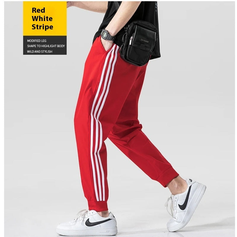 Loose Tappered Sports Men Quick-dry Casual