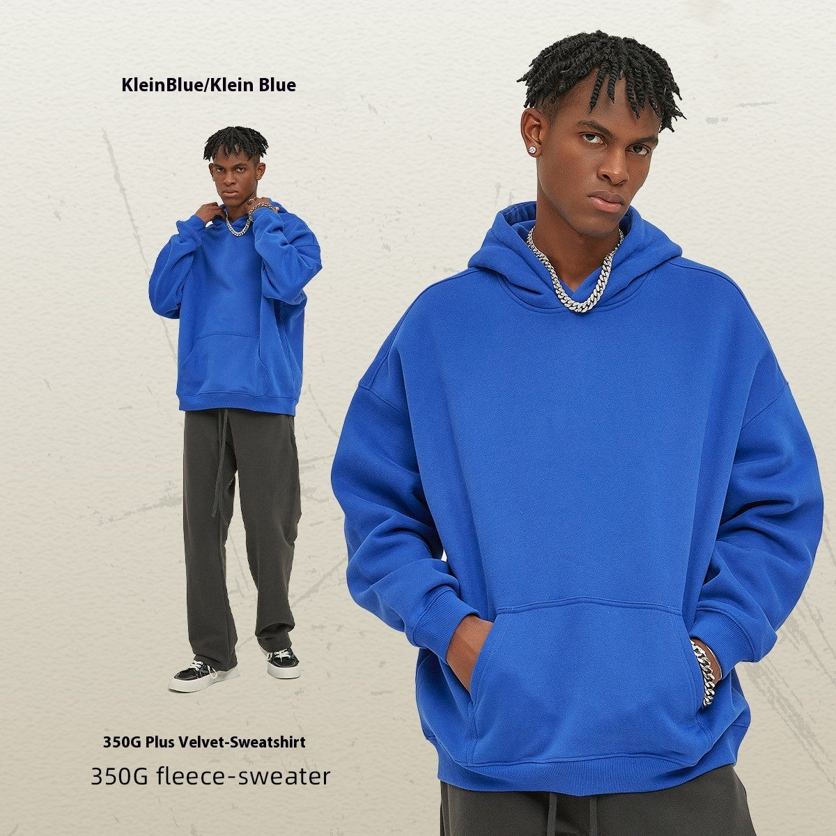 Oversize Thick Hooded Fashion Men and women Sweater