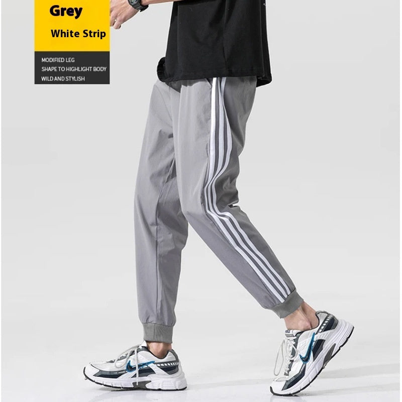 Loose Tappered Sports Men Quick-dry Casual