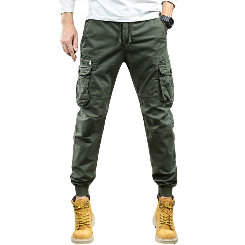 Men's Summer Japanese Overalls Loose High Sense