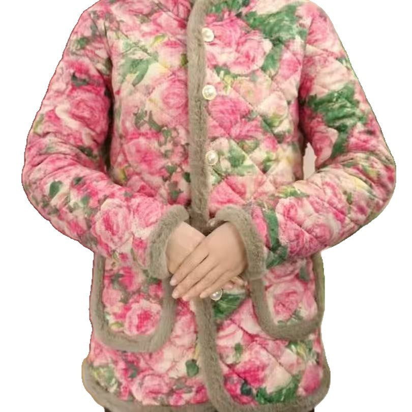 Women's Fleece-lined Warm Coat Stylish Style