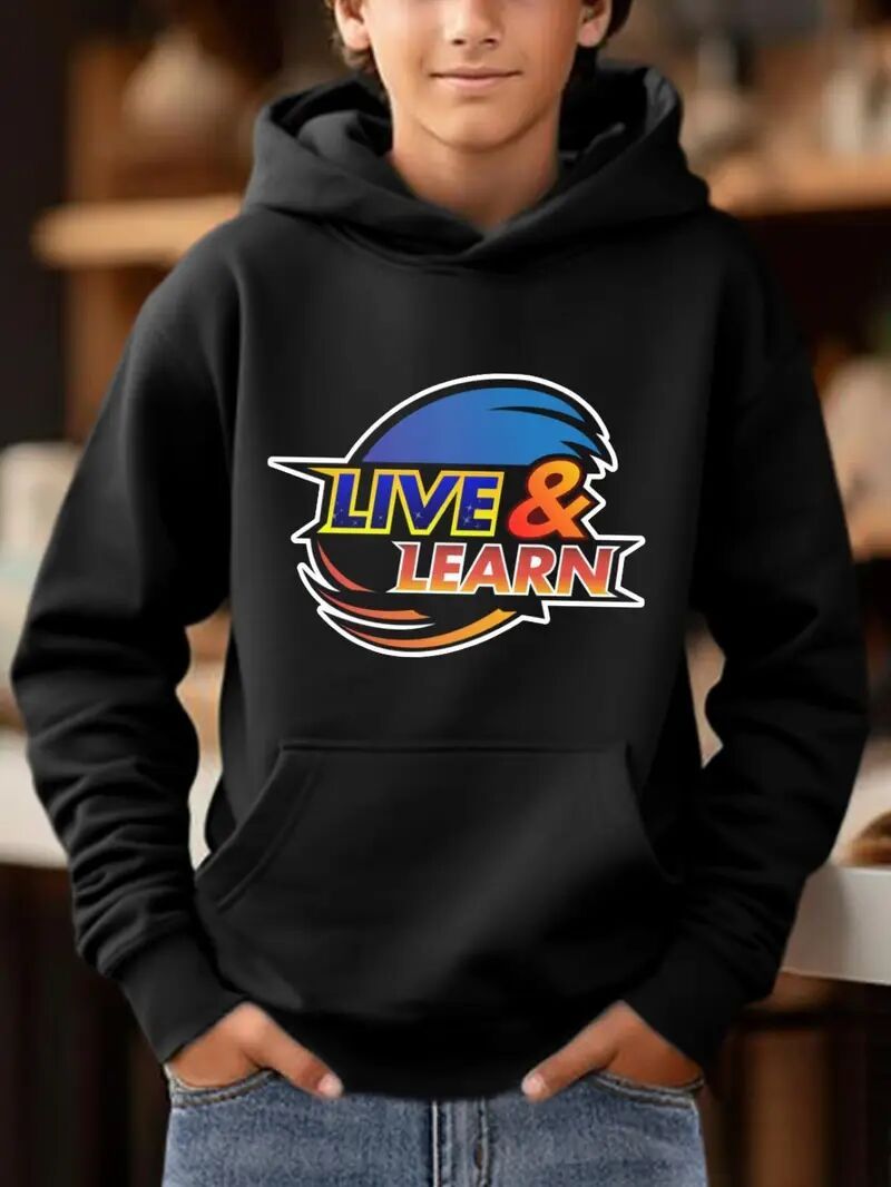 Men's Printed Hooded Sweatshirt