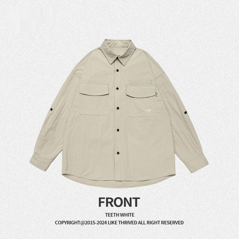 Men's Shirt Jacket Retro Fashion