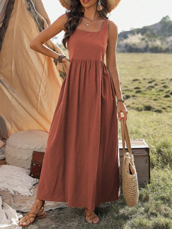 Fashionable And Casual Women's Short Sleeved Dress