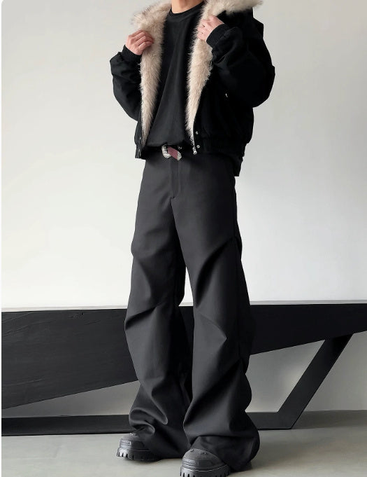 Slim Fit Loose Casual Suit Pants for men
