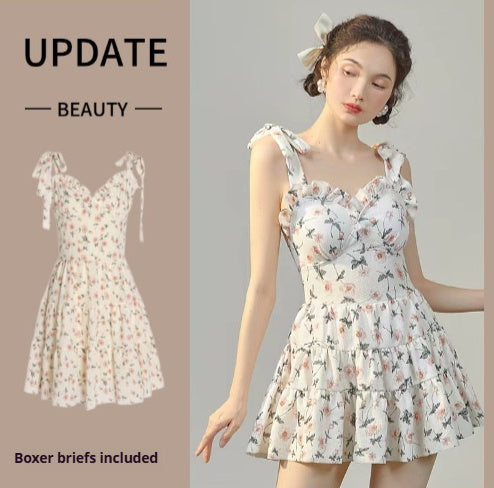 Lady Flab Hiding One Piece Sexy Style Skirt