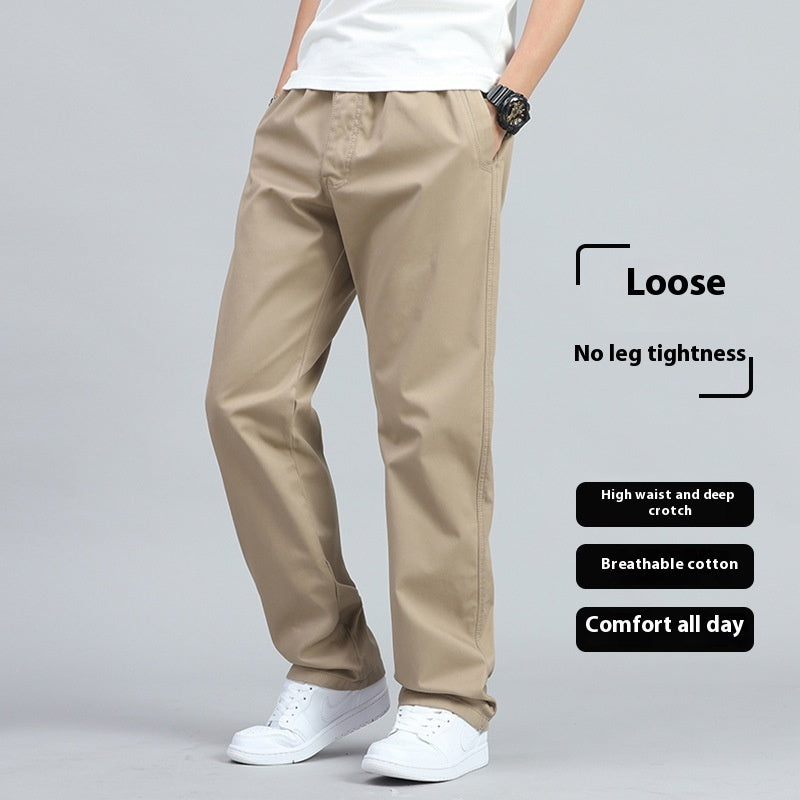 Overalls Men's Pure Cotton Casual Pants