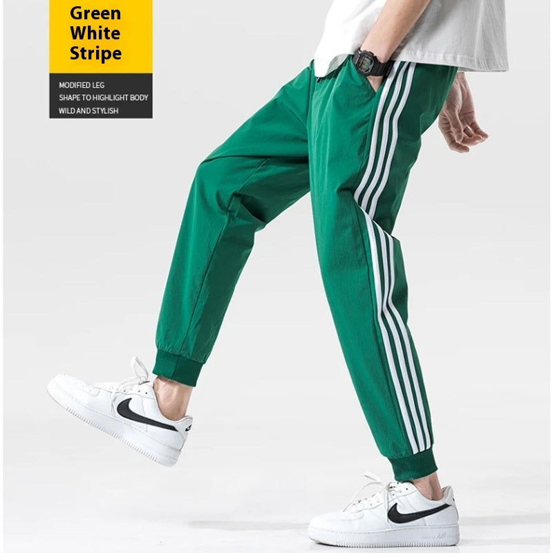 Loose Tappered Sports Men Quick-dry Casual