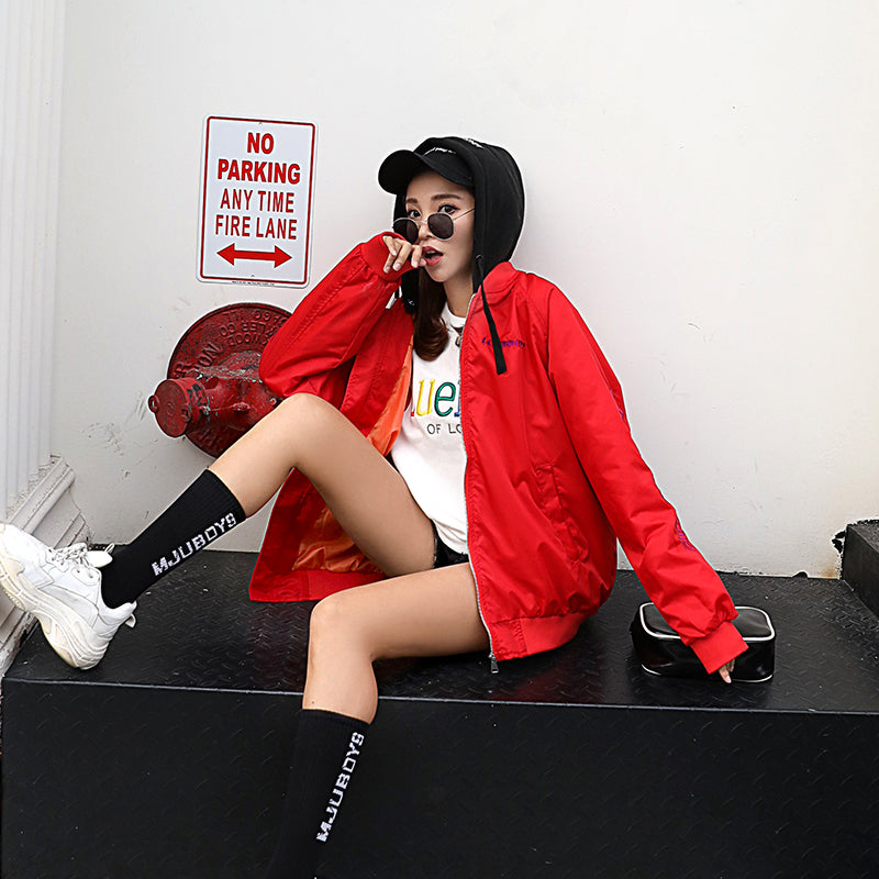 Oversize flight suit over jacket for unisex