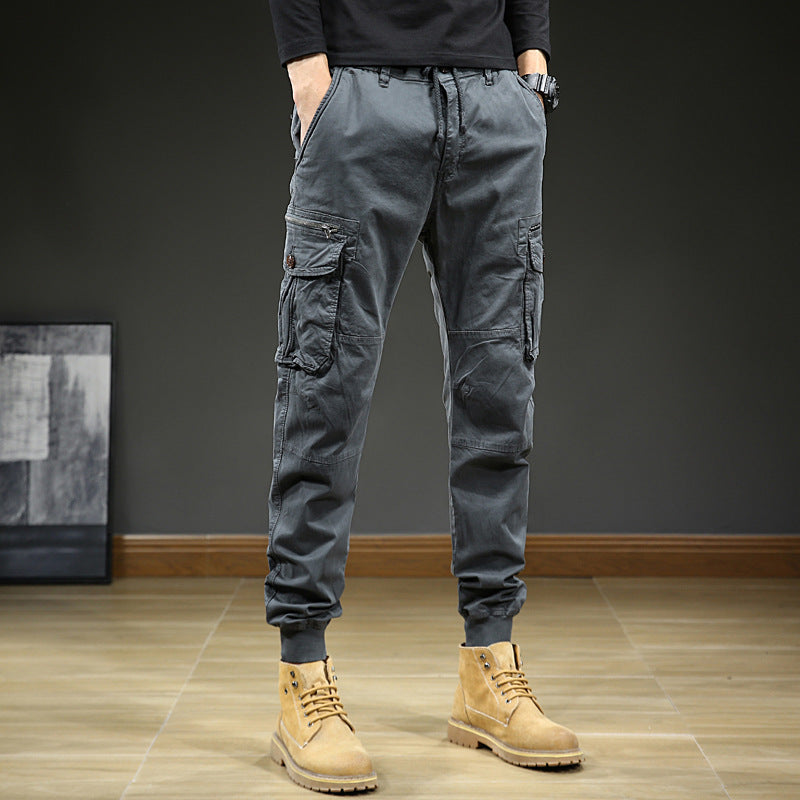 Men's Summer Japanese Overalls Loose High Sense