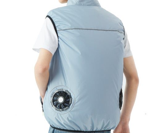 Summer Cooling Jacket Outdoor Cooling Fan Vest