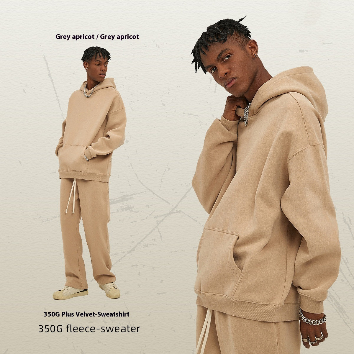 Oversize Thick Hooded Fashion Men and women Sweater