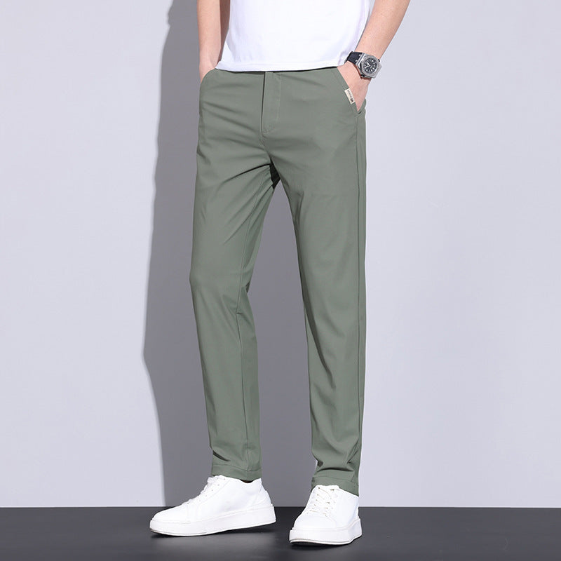 High Elastic Ice Silk Quick-drying Pants for men