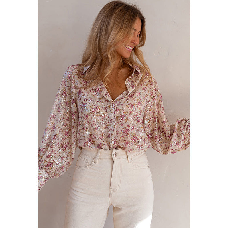 Fashion Single Row Multi-Buckle Shirt for Women