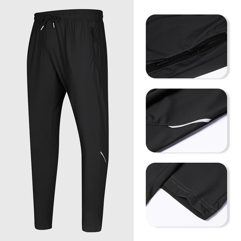 Ice Silk Exercise Workout Pants for men