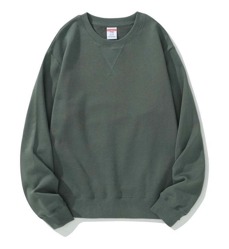 Men's Fashion Cotton Terry Round Neck Sweater