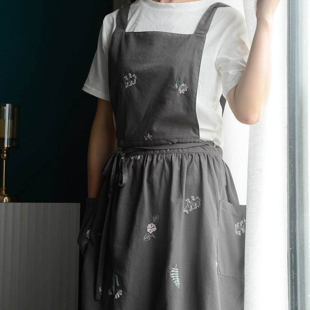 Household Cotton And Linen Waterproof Apron