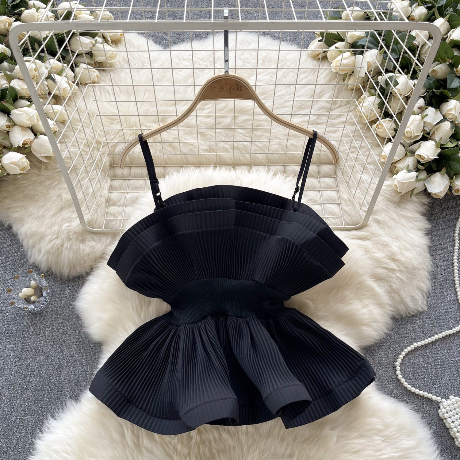 Vacation Style Suspender Top Women's Wear European And American Ins