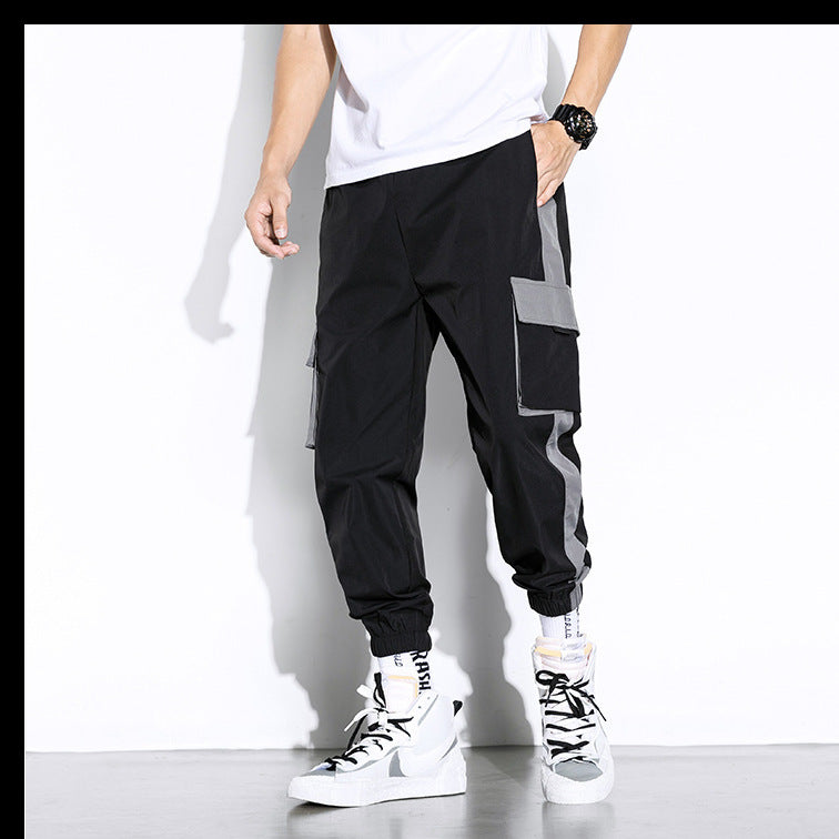 Loose Cropped Harem Pants Ankle-banded Versatile I Casual Pants for men