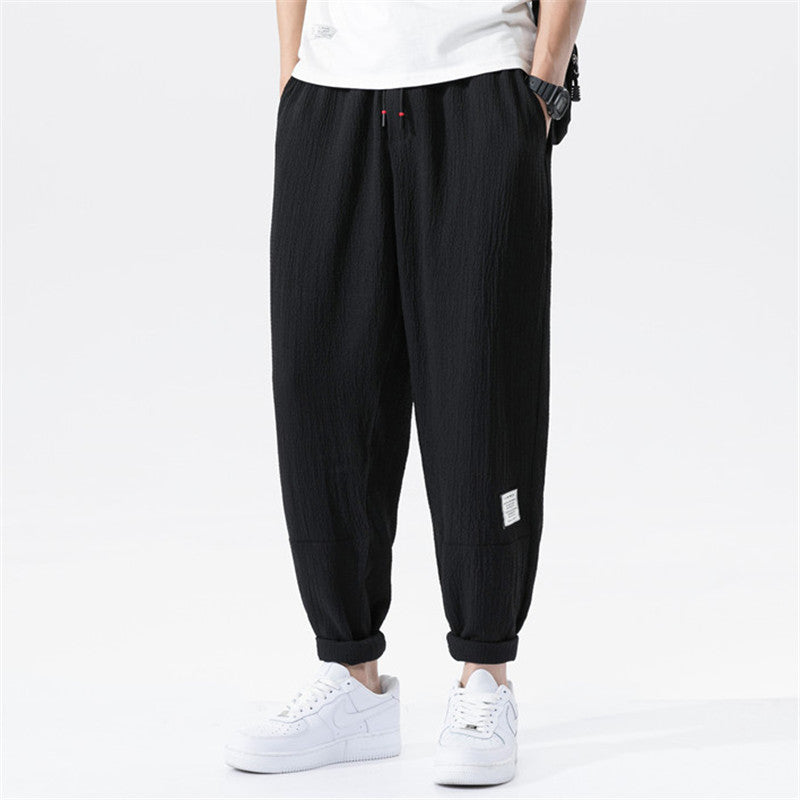 Men's Korean-style Trendy Summer Coat Slim-fitting Track Pants