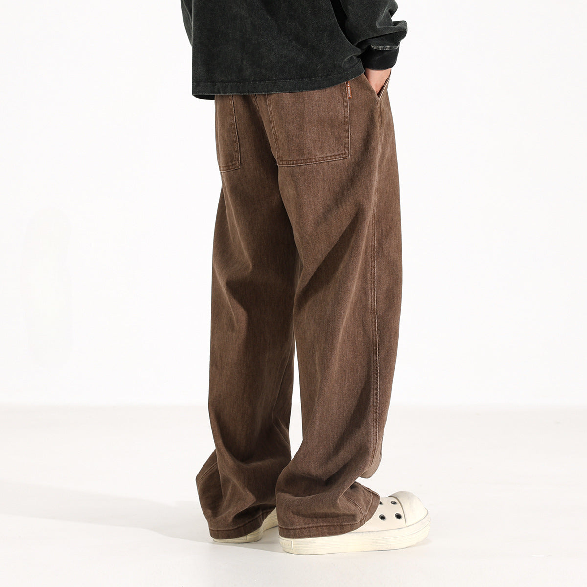 Maillard American Retro Drooping Straight Jeans