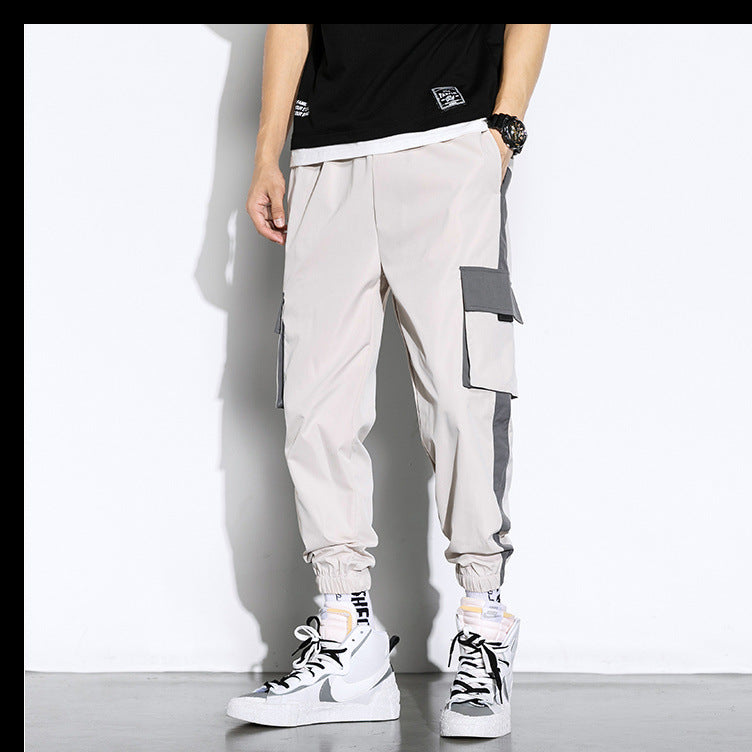 Loose Cropped Harem Pants Ankle-banded Versatile I Casual Pants for men