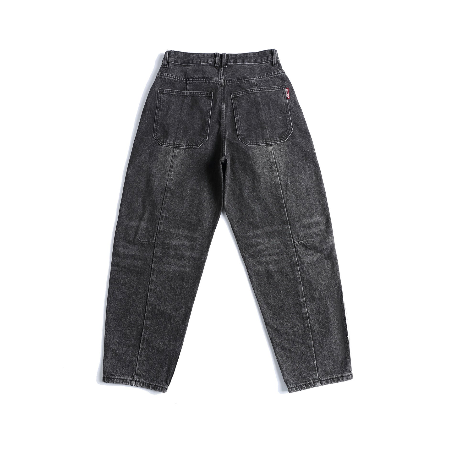 Retro Washed Heavy Ounce Deconstruction Patchwork Jeans