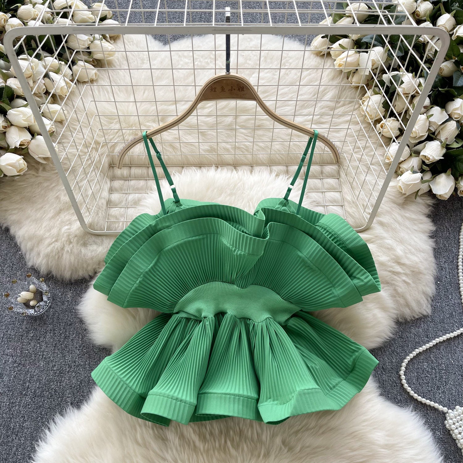 Vacation Style Suspender Top Women's Wear European And American Ins